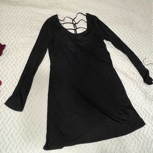 Black long sleeve dress